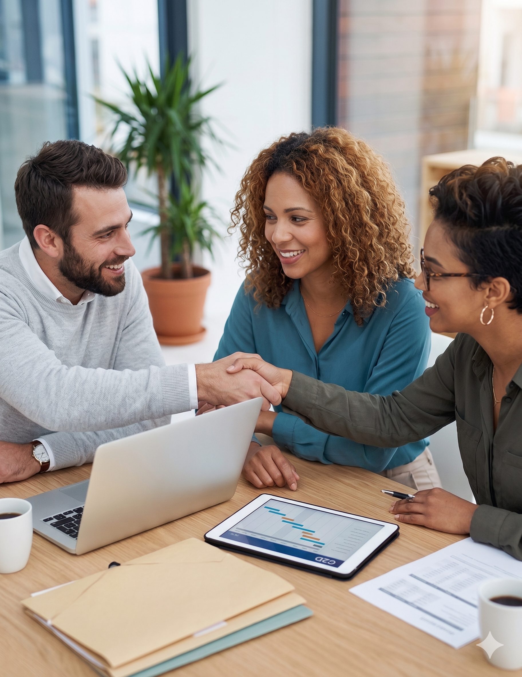 Consultant de C2D Prévention en réunion de coaching et accompagnement sécurité avec une équipe en entreprise.